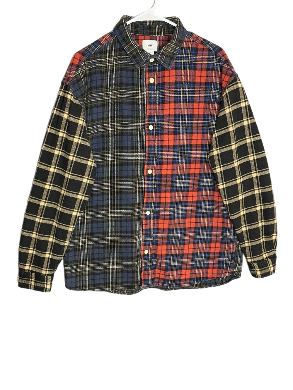 H&M Flannel Shirt Relaxed Fit Men’s Size Large